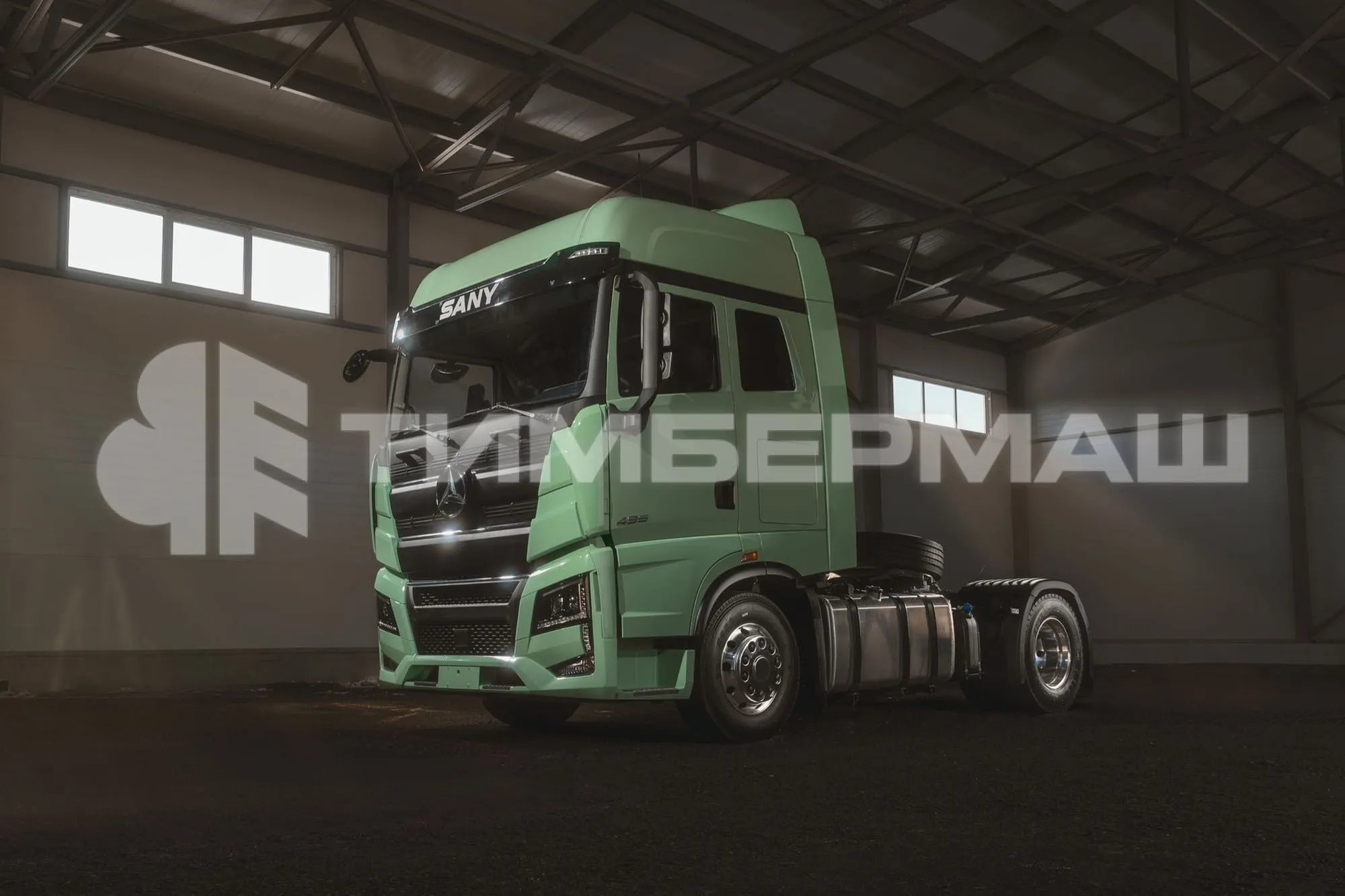 Седельный тягач SANY S490 зеленый фото 3